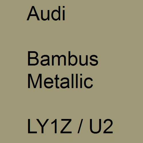 Audi, Bambus Metallic, LY1Z / U2.